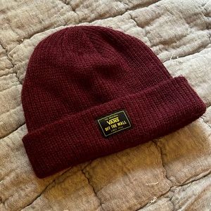 VANS Burgundy beanie